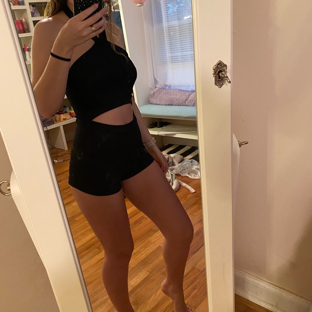 Strapless romper - Picture 3 of 4